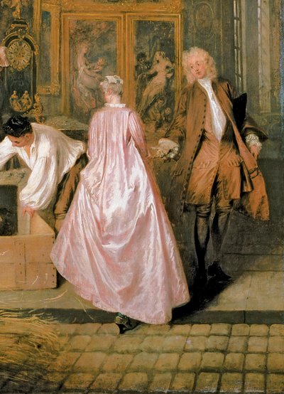 The Gersaint Shop Sign, 1721 (detail) by Jean Antoine Watteau
